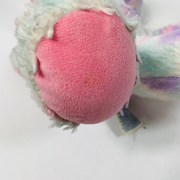 BAB Build A Bear Plush Pastel Swirl Tie-dye Kitty Cat Stuffed Meow Rainbow 16" - Picture 10 of 11